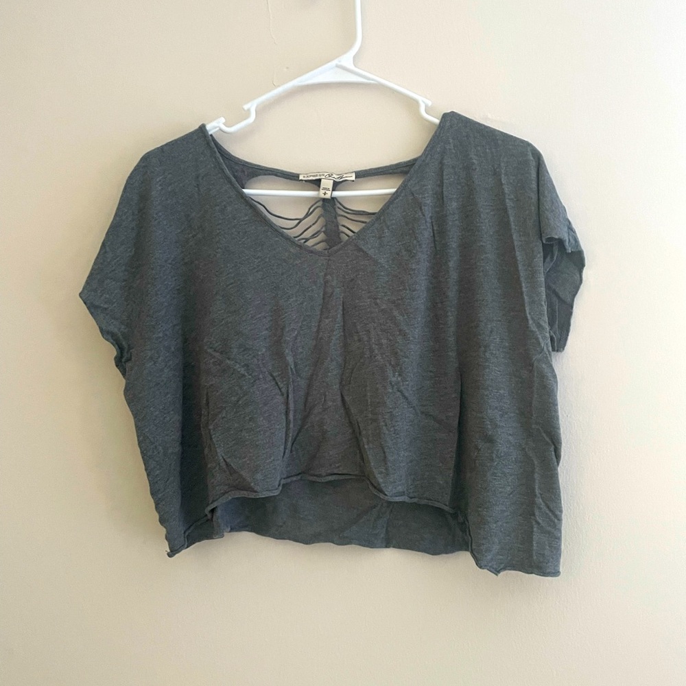 Express cropped T